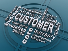 Image of customer service excellence words